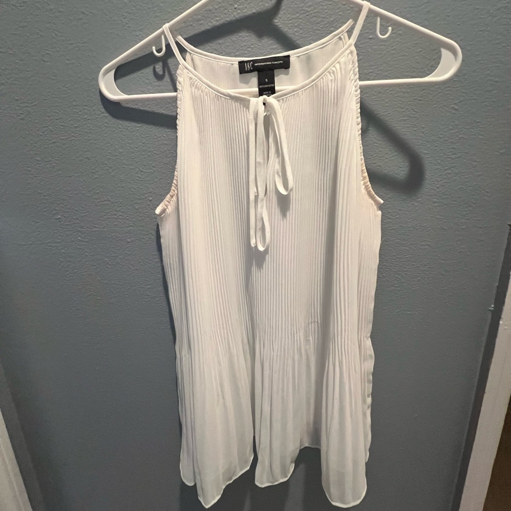 White INC tank top size small